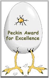 Saydee's Peckin' Award for Excellence!